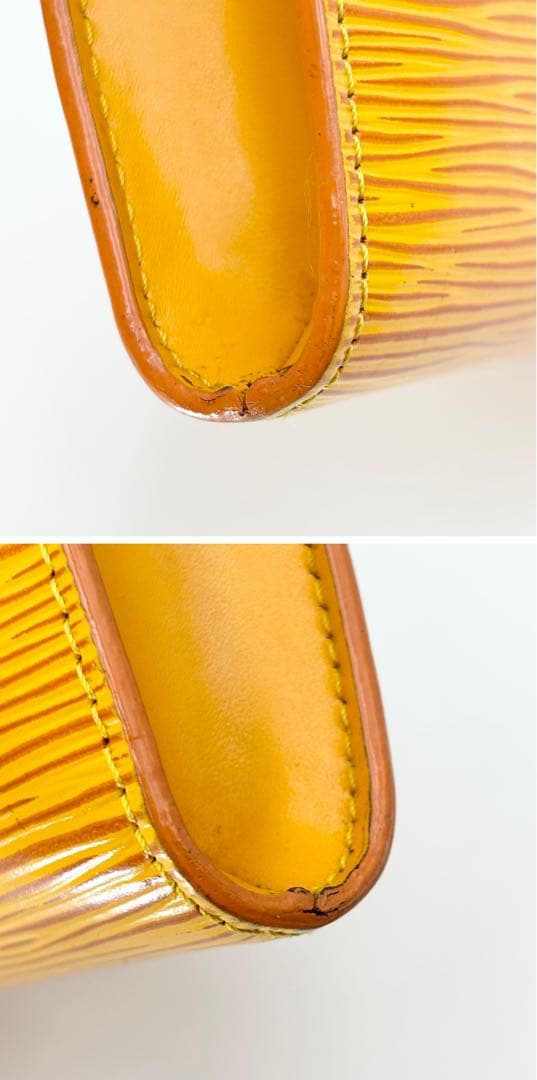 LOUIS VUITTON エピ　ポシェット　アクセサリーポーチ イエロー