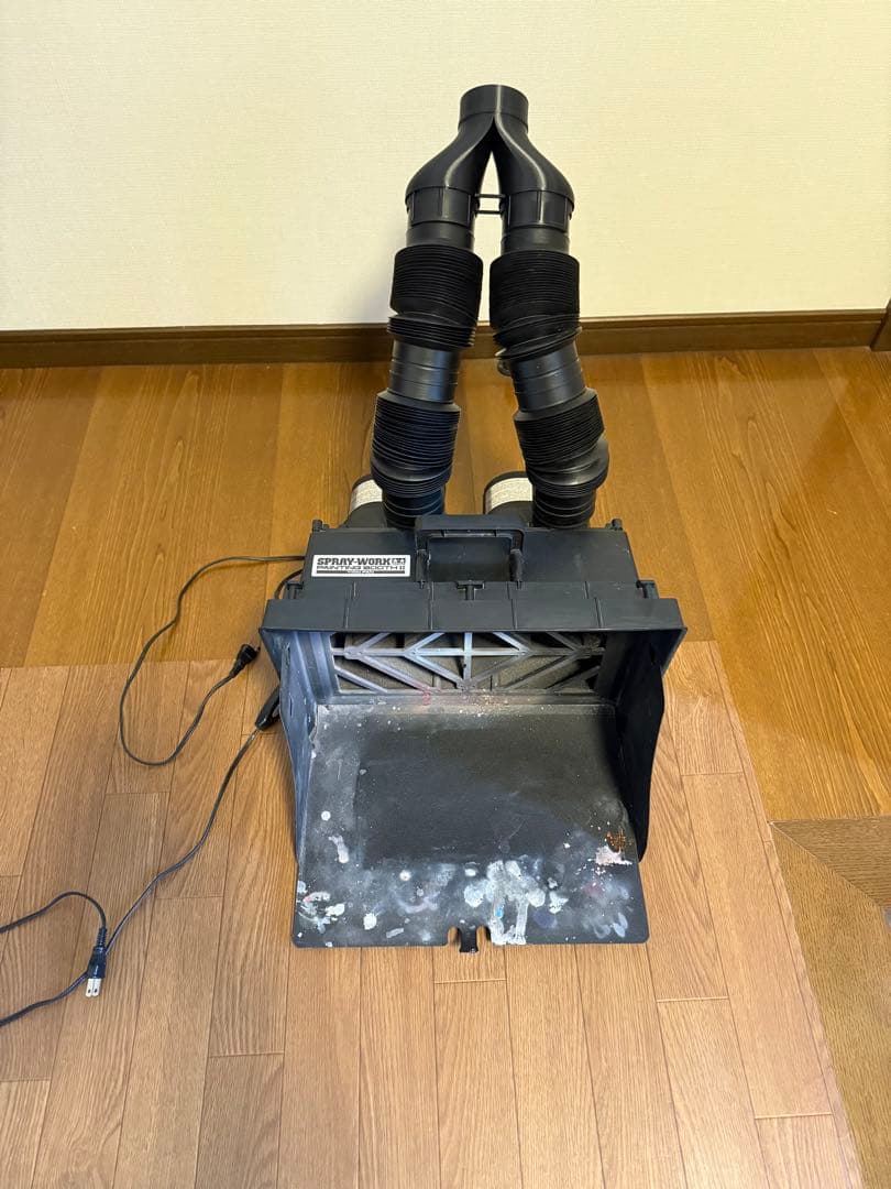 タミヤ スプレーワーク ペインティングブースII ツインファン 塗装