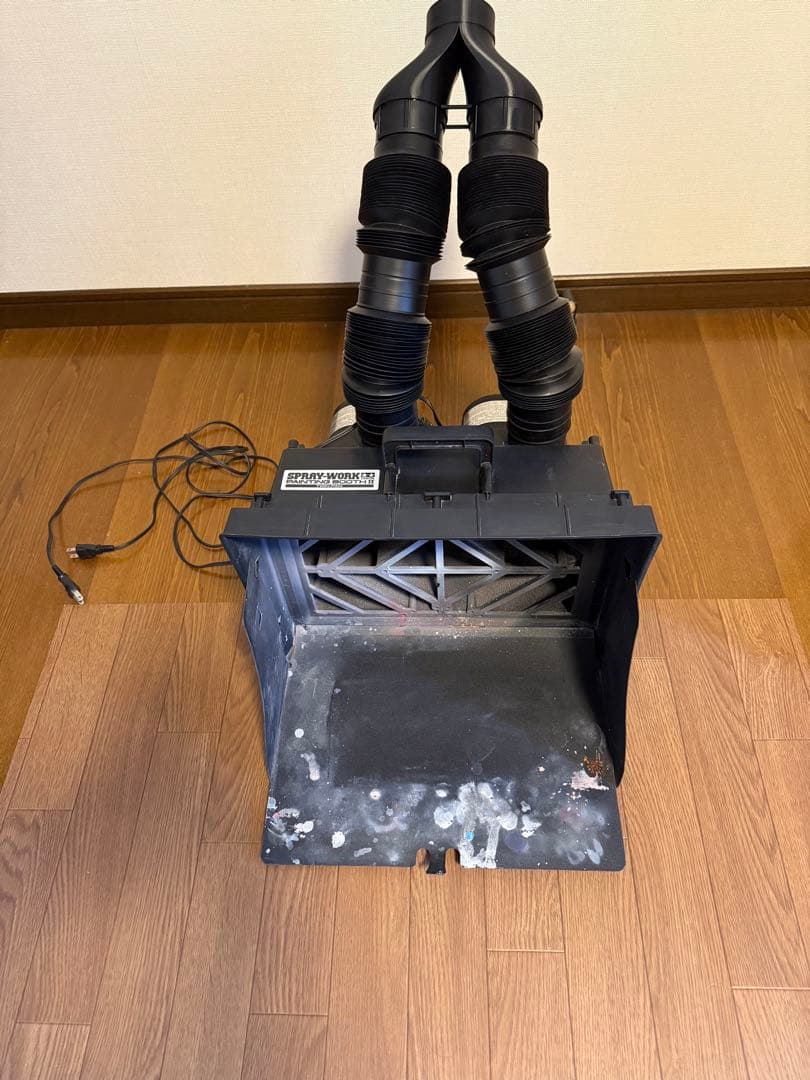 タミヤ スプレーワーク ペインティングブースII ツインファン 塗装