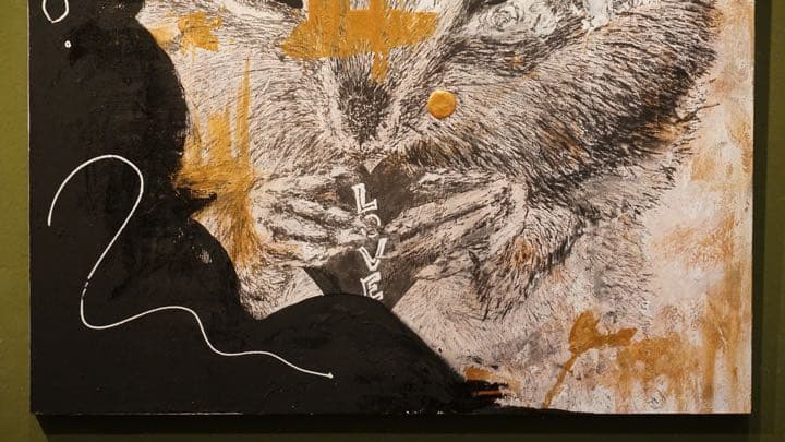 【原画】Heart of gold（絵画、アート、インテリア、F10、美術品）