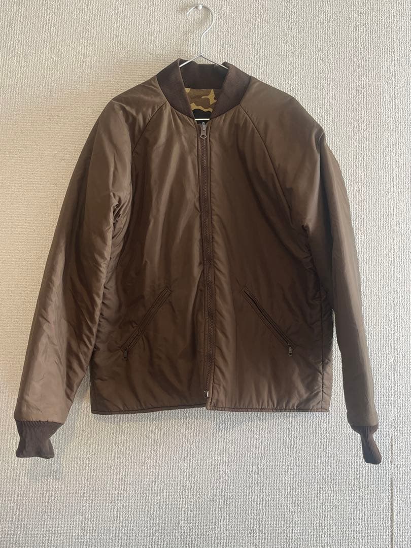 80s woolrich 迷彩柄リバーシブルブルゾン　ウールリッチ　L USA製