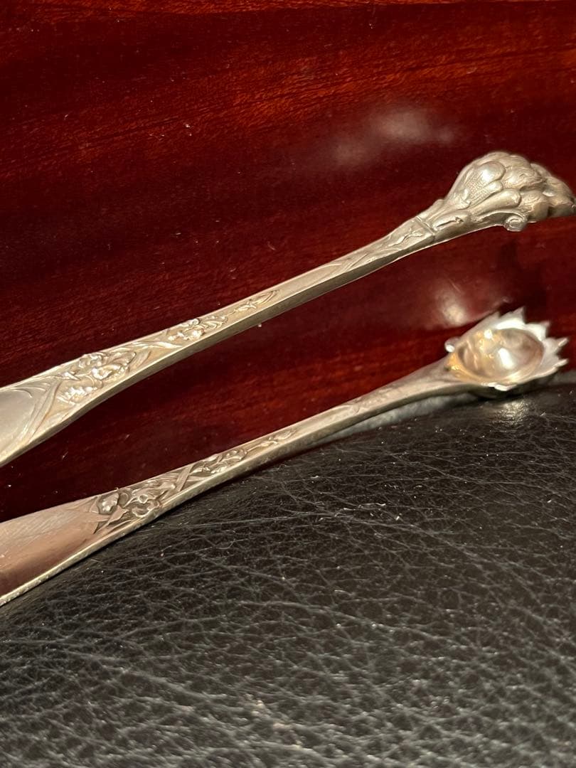 ピュイフォルカ　純銀製　950 トング　フランスアンティーク　スターリング