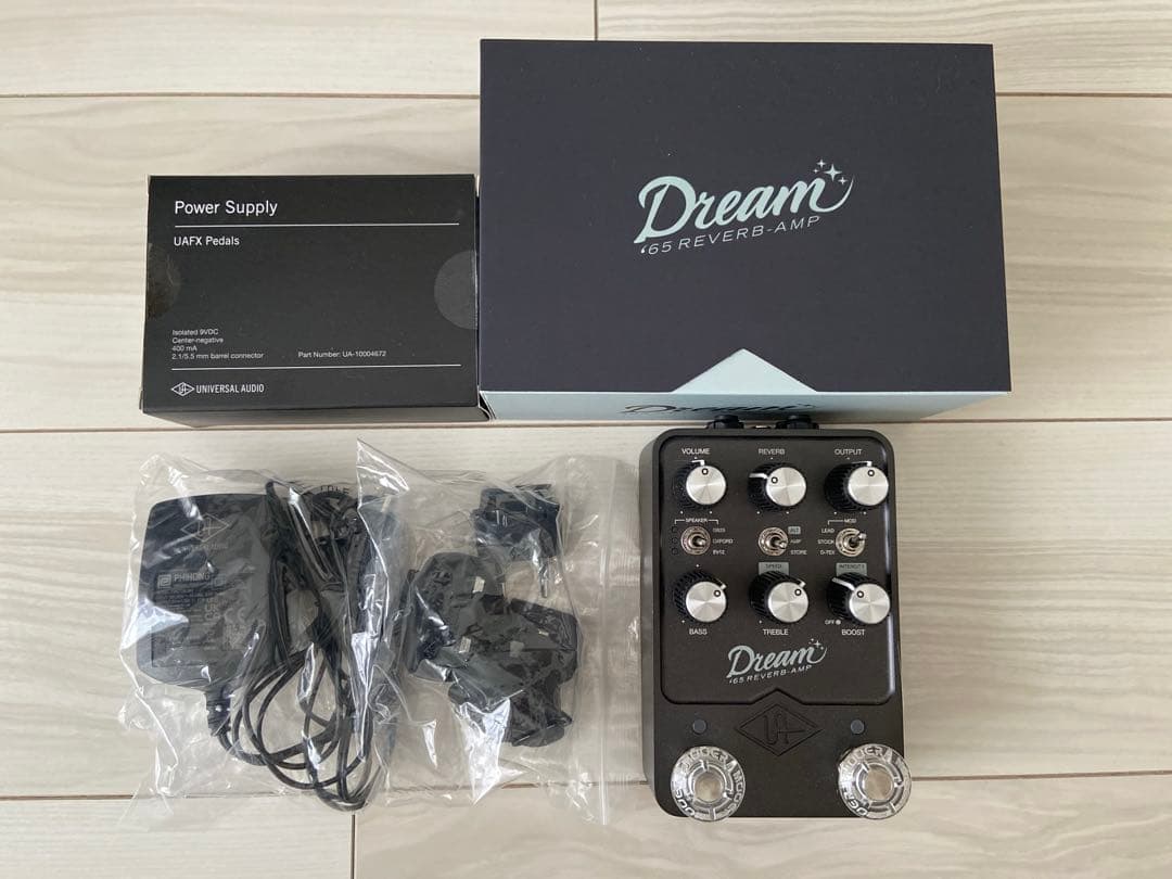 [美品] Dream65 Reverb Amp 純正アダプターセット　UAFX