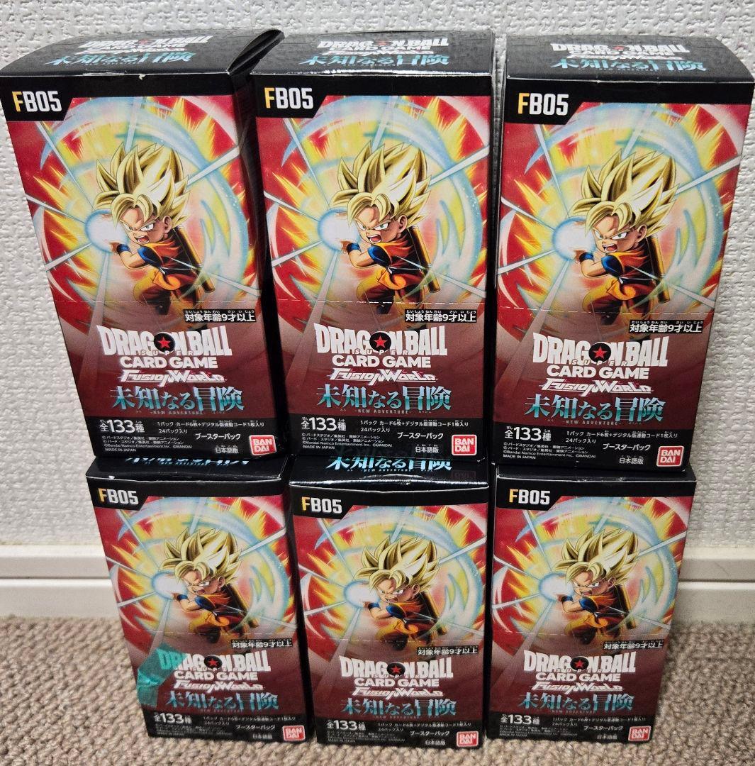 ドラゴンボールフュージョンワールド 未知なる冒険 6BOX