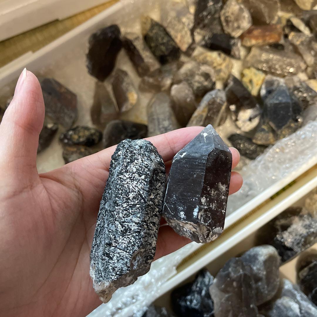 天然石 スモーキークォーツ 110個セット