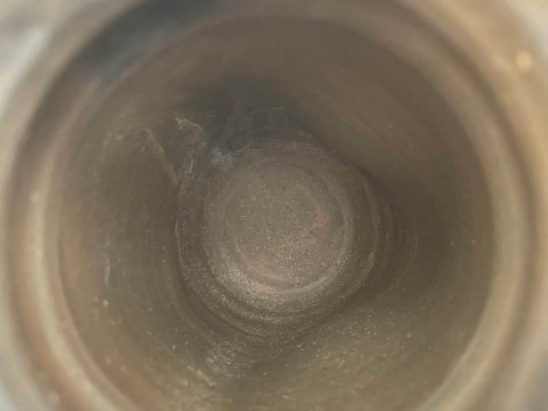 藤原建　備前窯変花入　備前焼　茶道具