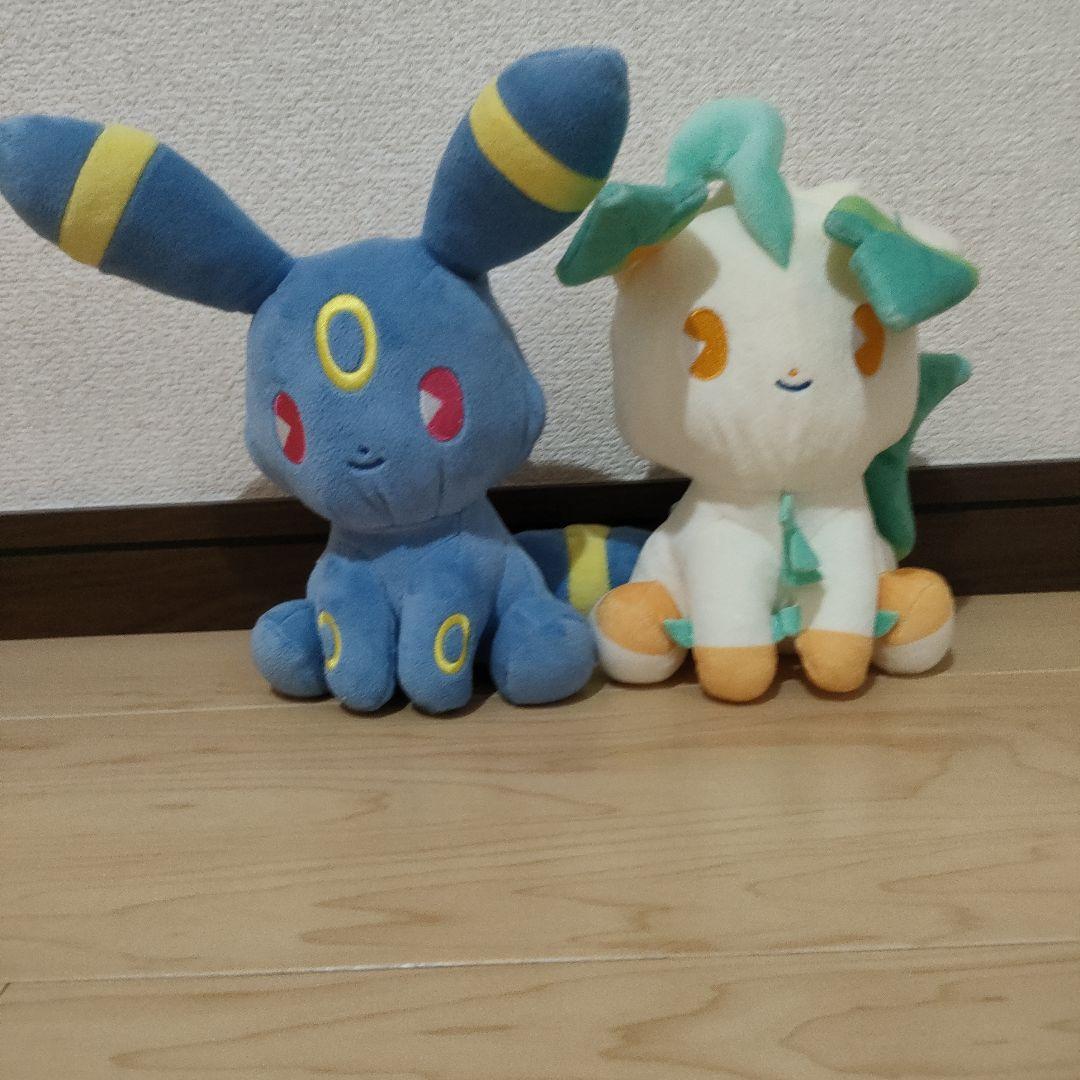 ブラッキー リーフィア ぬいぐるみ セット