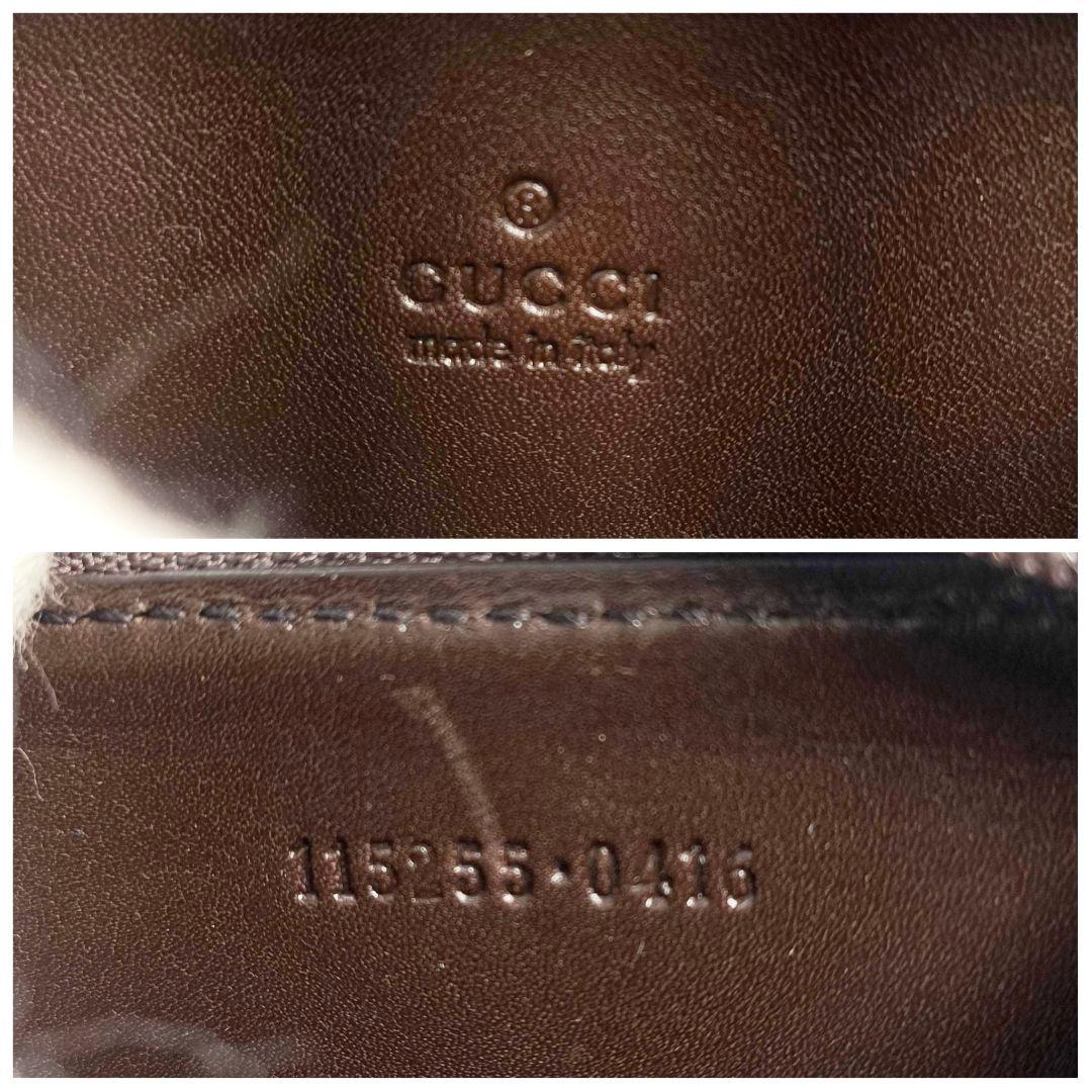 箱付き未使用 グッチ シマ レザー  パース ジッピー 小銭入れ ケ