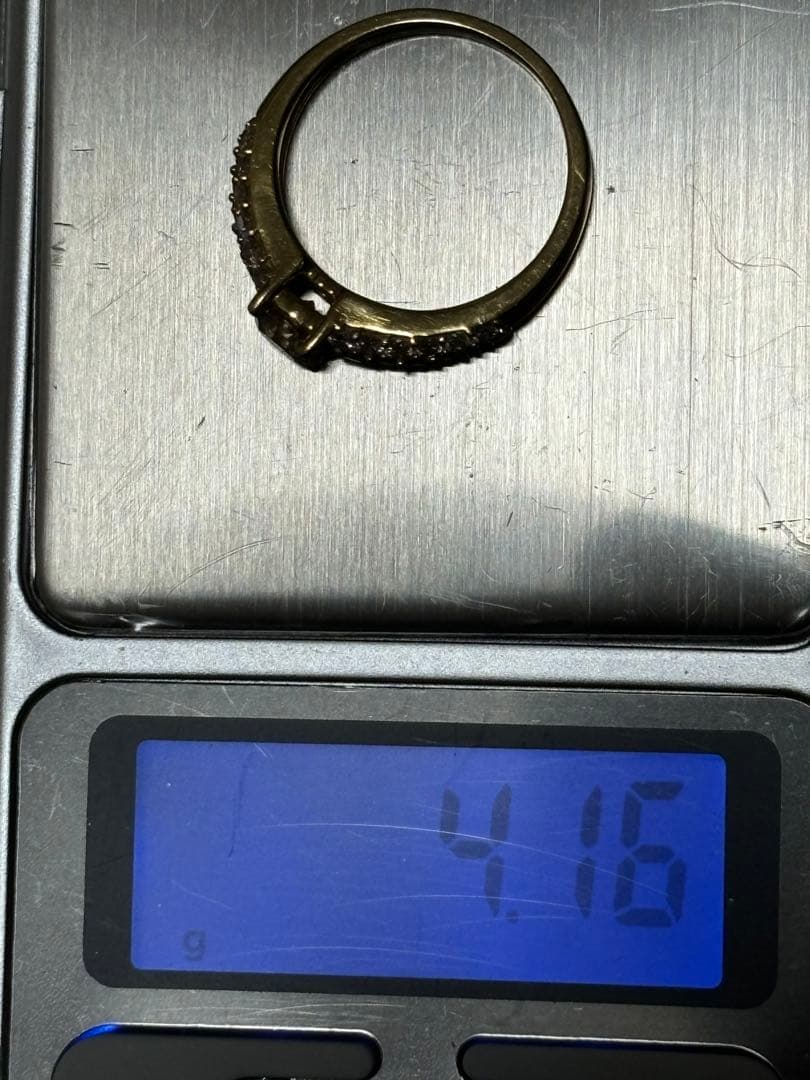 がらめブラウンダイヤモンドリング