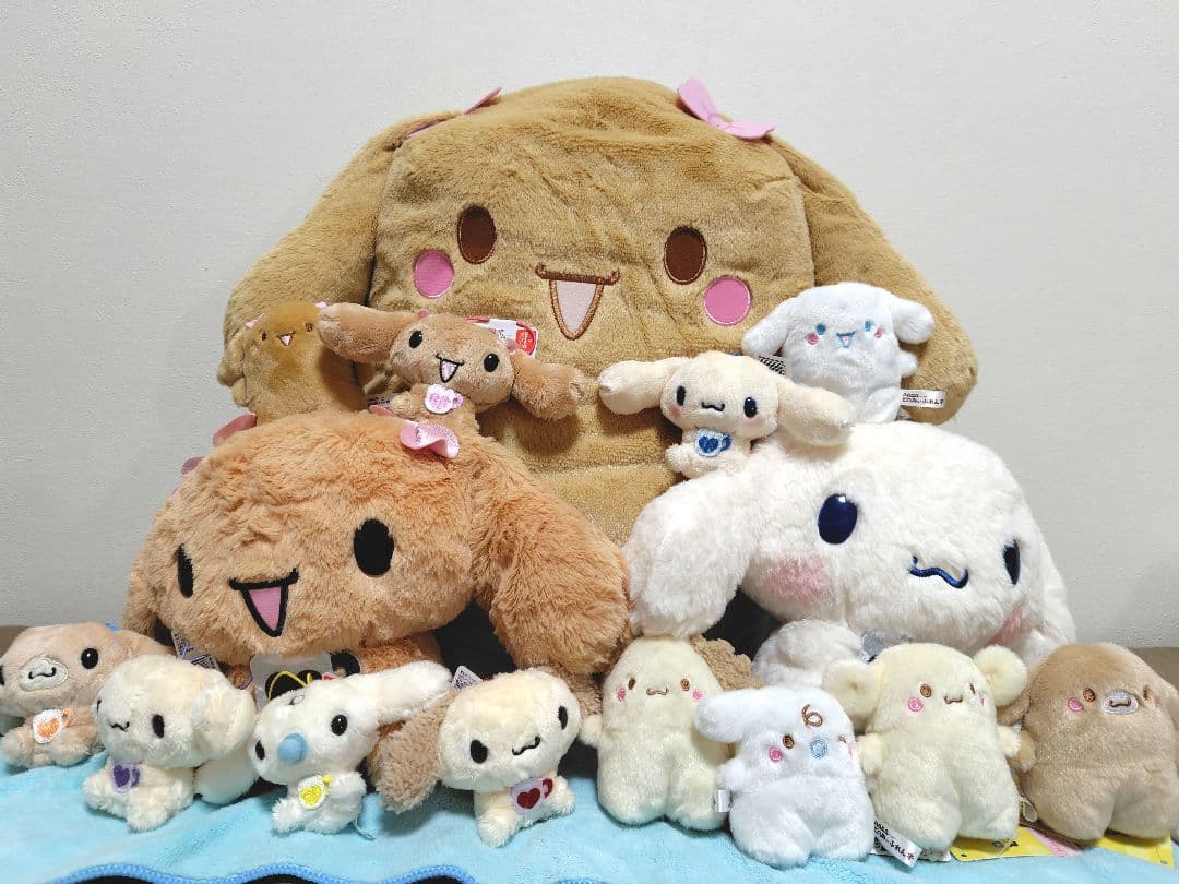 シナモンフレンズ15種セット　カフェカラー 、どーみぃふれんず　ぬいぐるみ