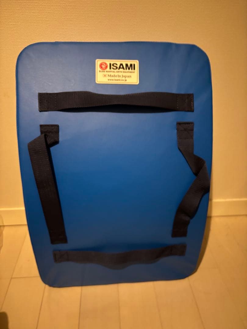 青い長方形キックミット