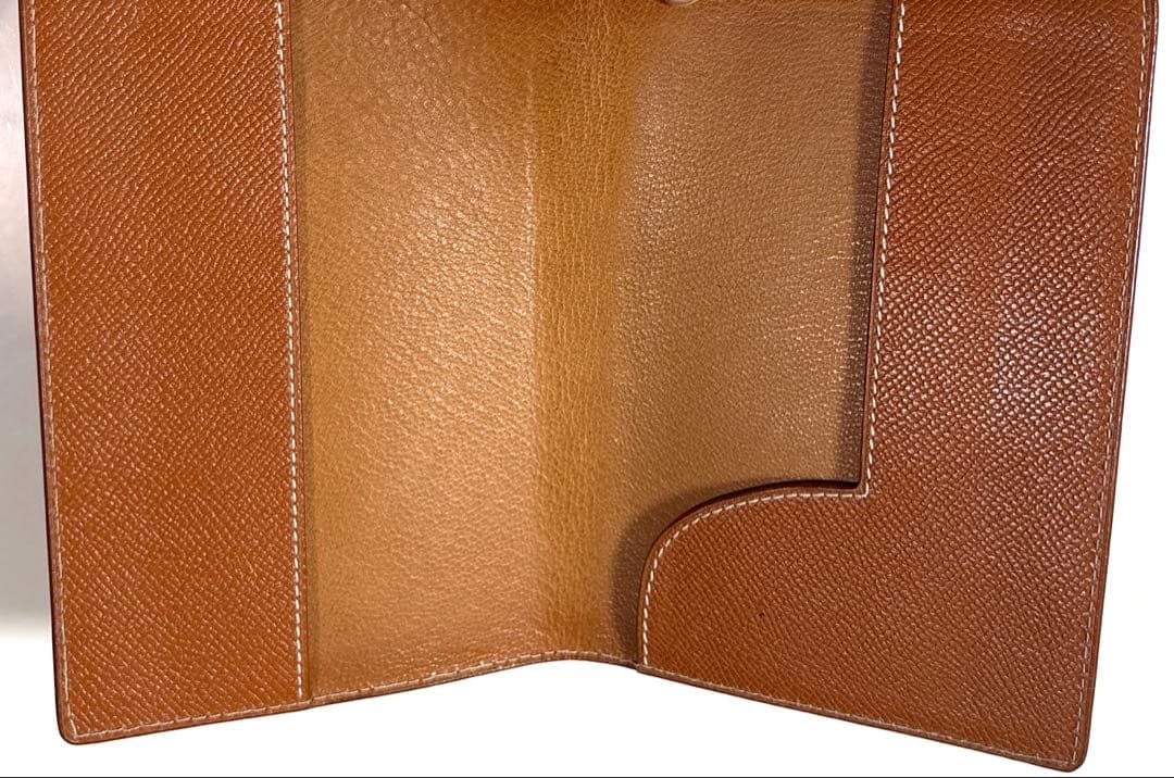 エルメス同革使用の手帳カバー