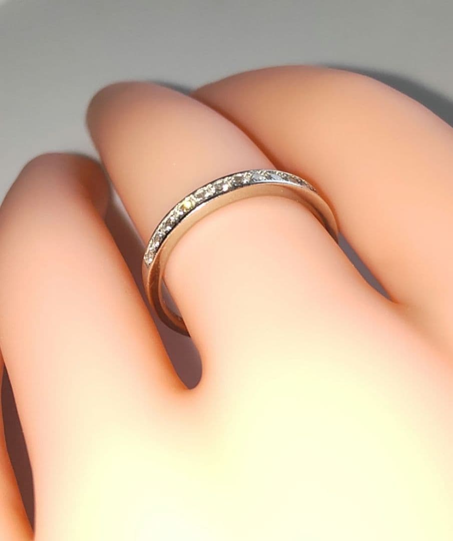 ヴァンドーム 14号 0.3ct ダイヤ エタニティ リング Pt900