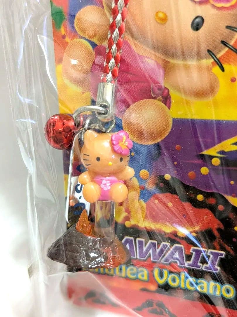 J*_様 日焼けハローキティ ハワイ　キラウエア火山　根付　2012　未開封