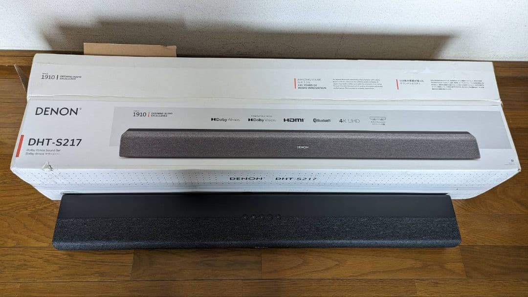 DENON DHT-S217 サウンドバー　新古品