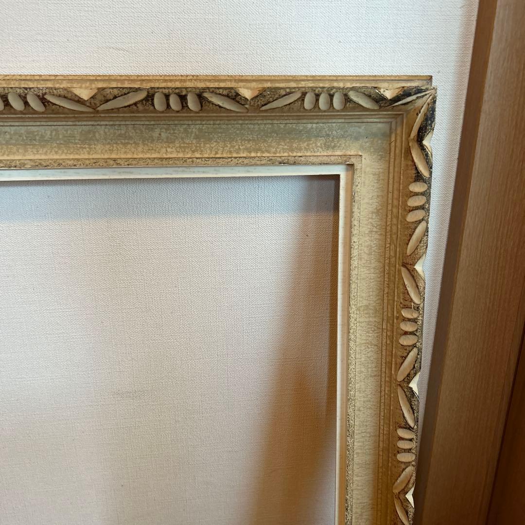 レトロ！ヴィンテージ！アンティークフレーム2枚　古道具　木製額縁　ニチガク