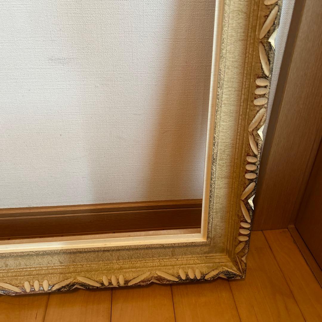 レトロ！ヴィンテージ！アンティークフレーム2枚　古道具　木製額縁　ニチガク