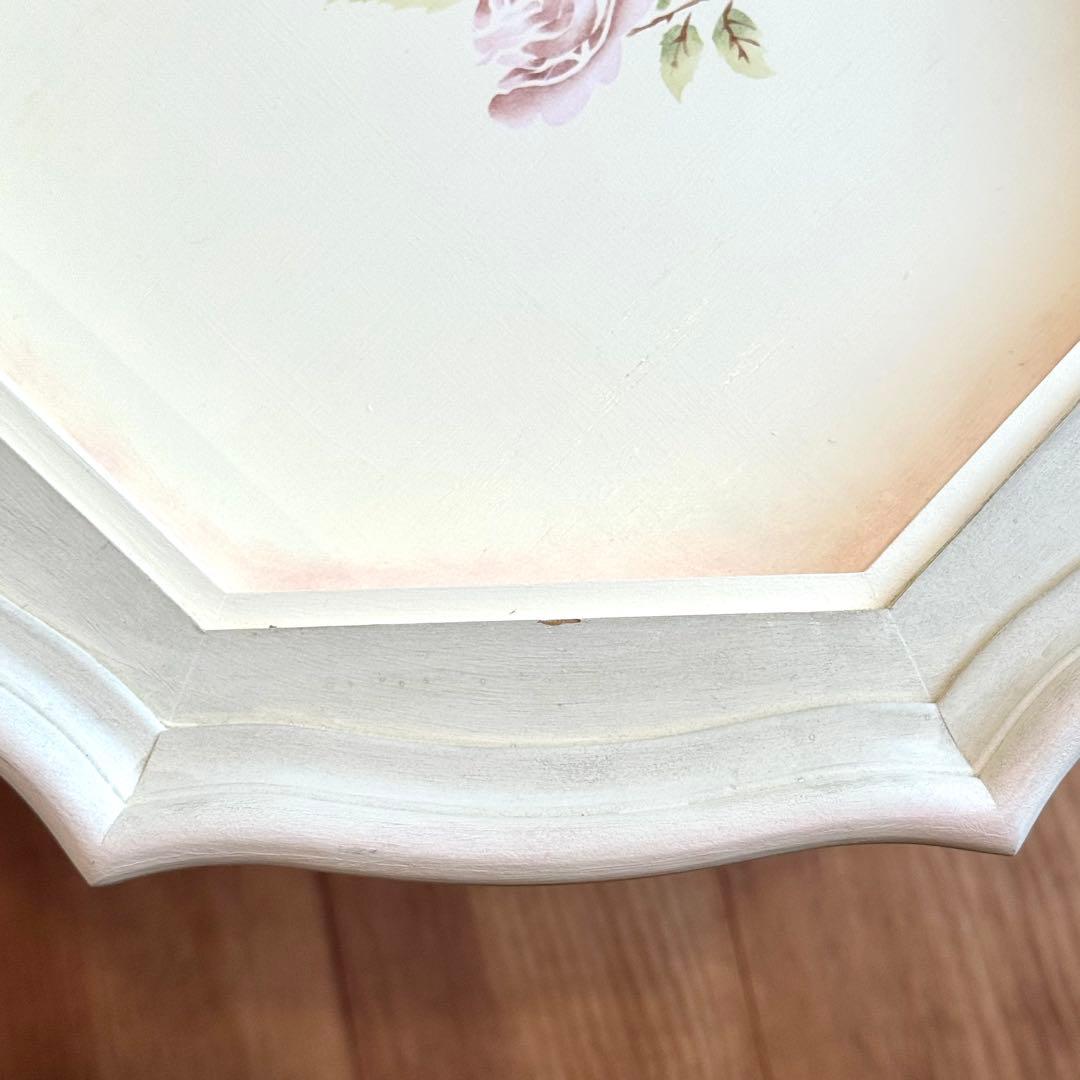 希少レア旧イマン ダイアナローズアンティーク木製テーブル ディスプレイテーブル