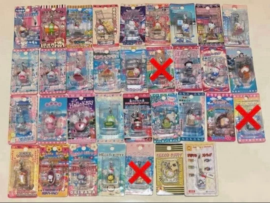 ハローキティ ご当地キティ 地域限定 チャーム ストラップ 100点