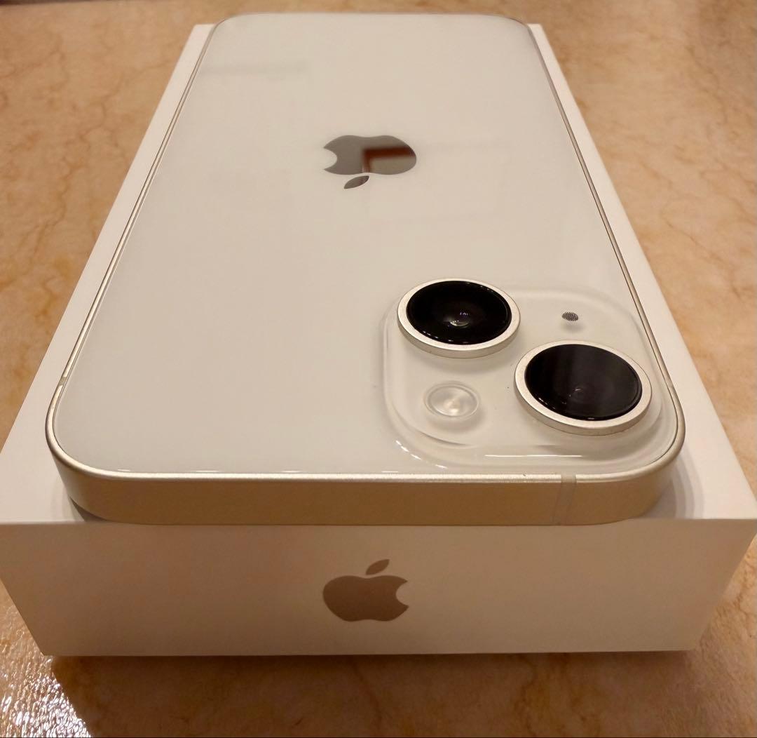 【美品】Apple iPhone 14 ホワイト 本体　256GB