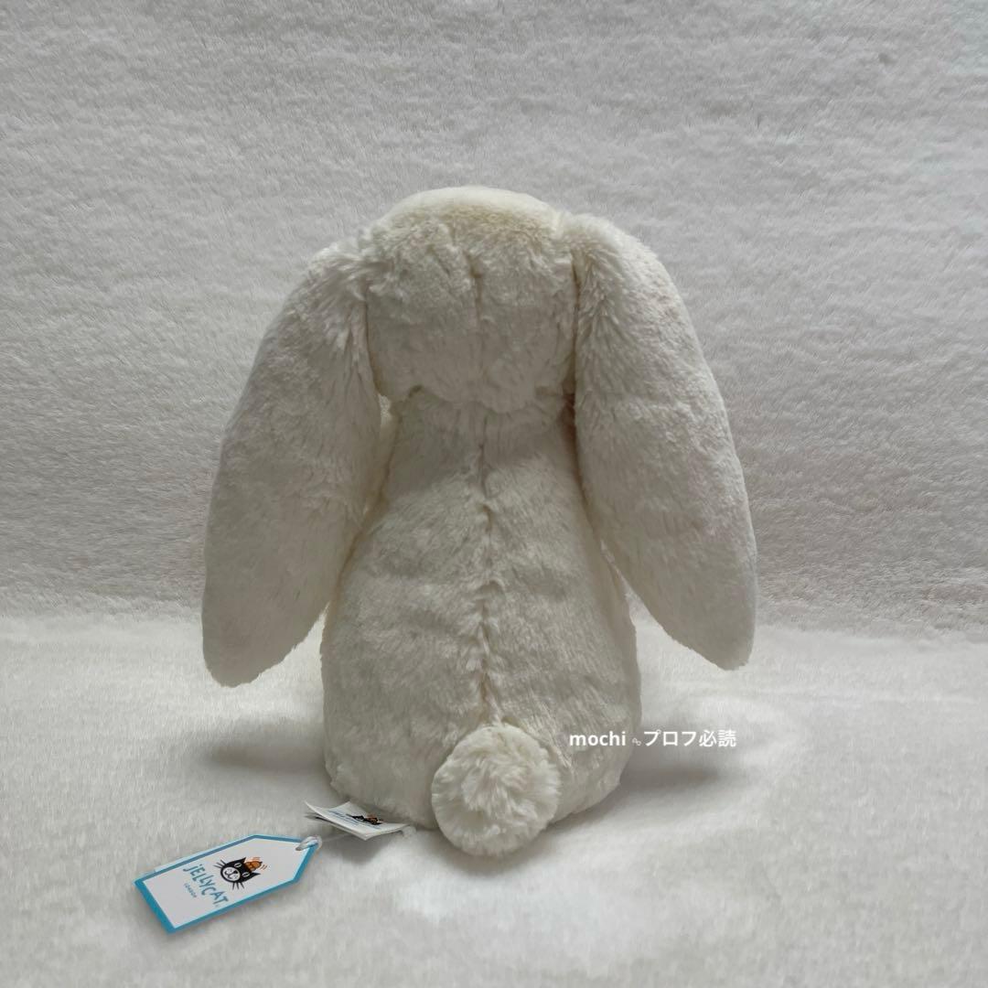  Cream Bunny With Rose うさぎ ぬいぐるみ