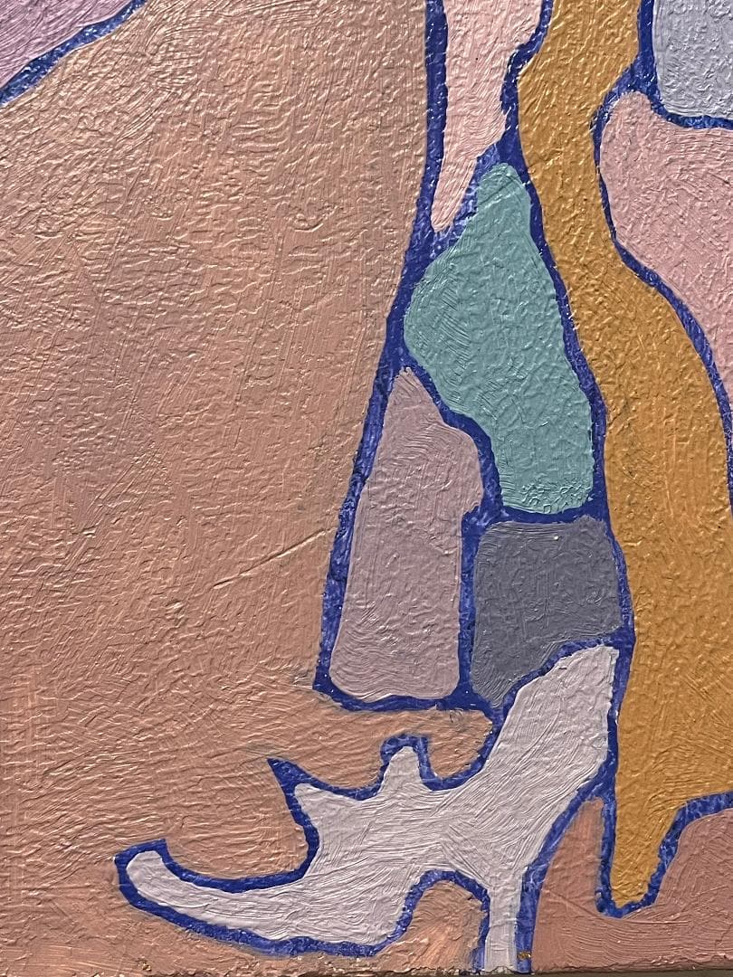 「真作」田代聖太郎「アッシジの街かど」風景画　油彩画　額装　サイン有り　F4号