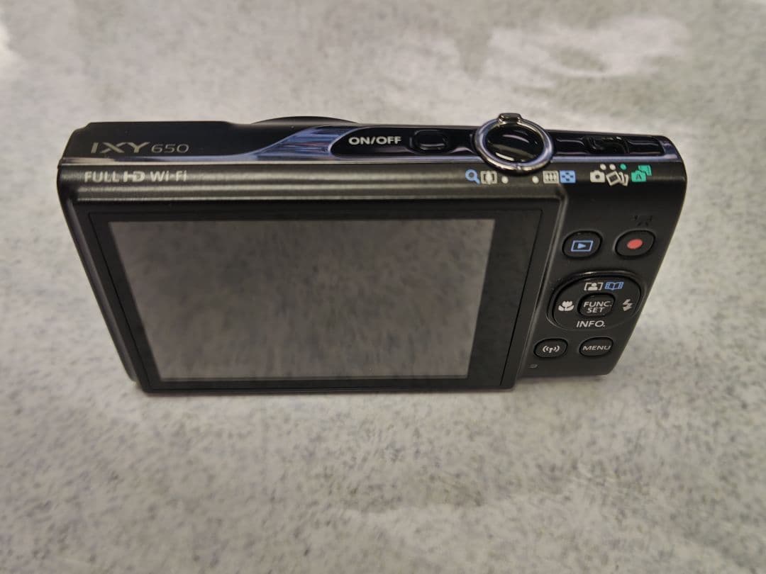 Canon IXY 650 コンパクトデジタルカメラ ブラック