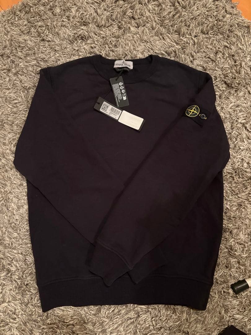 【新品未使用】ストーンアイランド ジュニア　ブラック　トレーナー