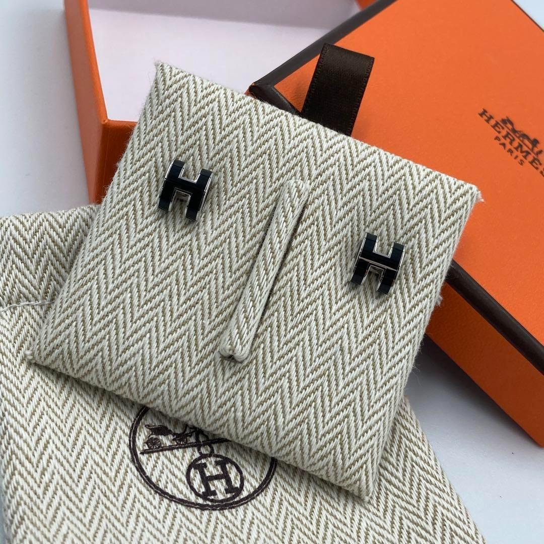 ！新品！　エルメス　保管品　ポップアッシュ　シルバー　ブラック