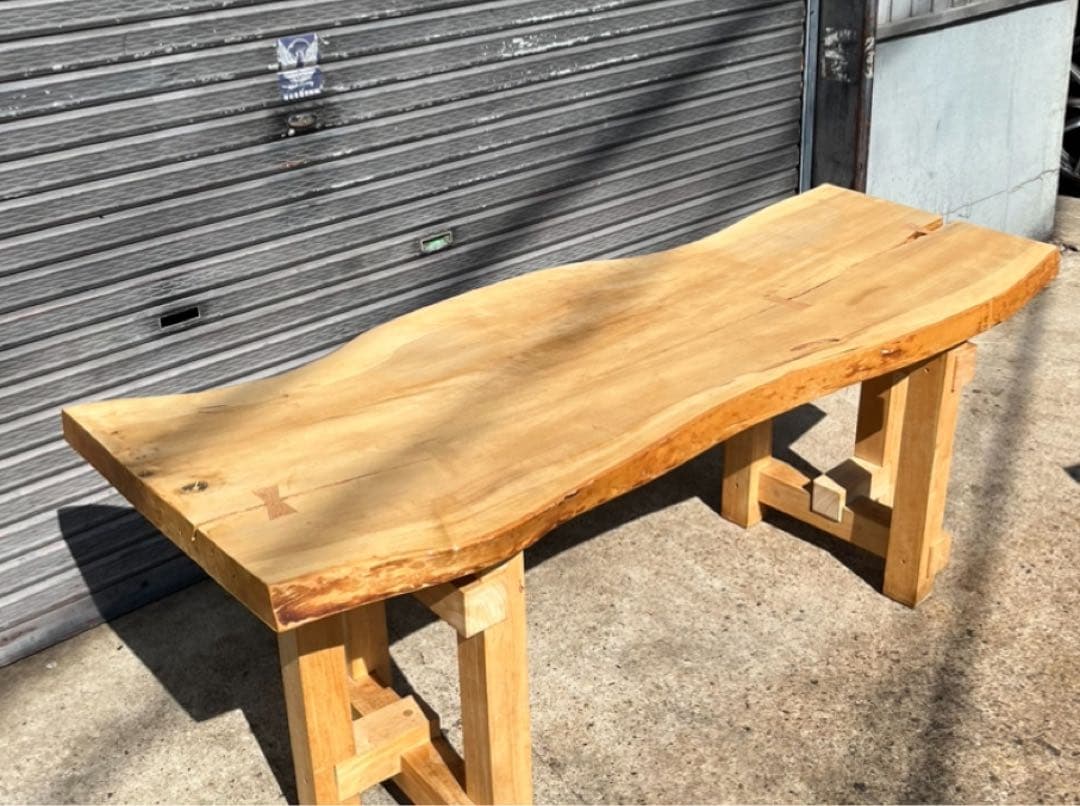 無垢1枚板 無垢材 契り ダイニングテーブル 天板のみ