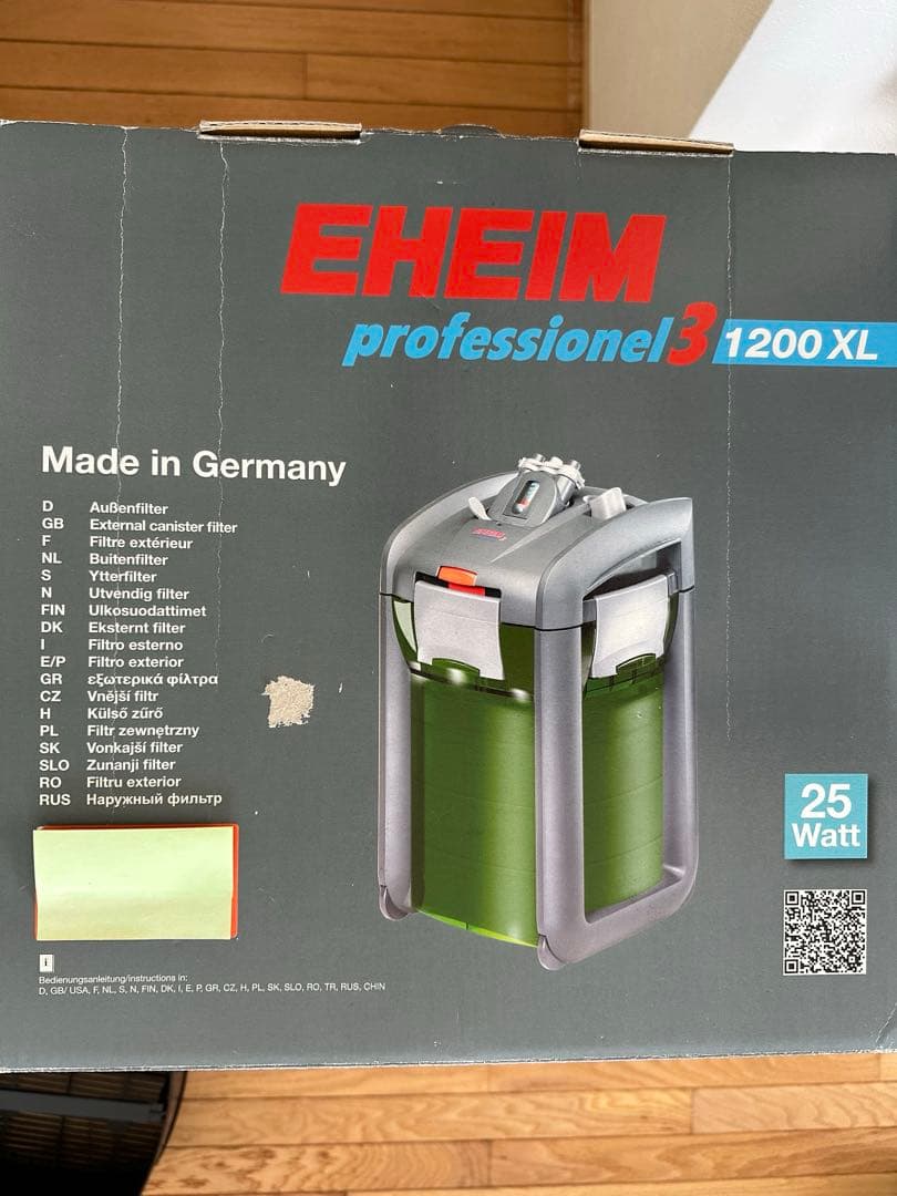 【未使用】エーハイム プロフェッショナル 3 2080 外部フィルター 60Hz