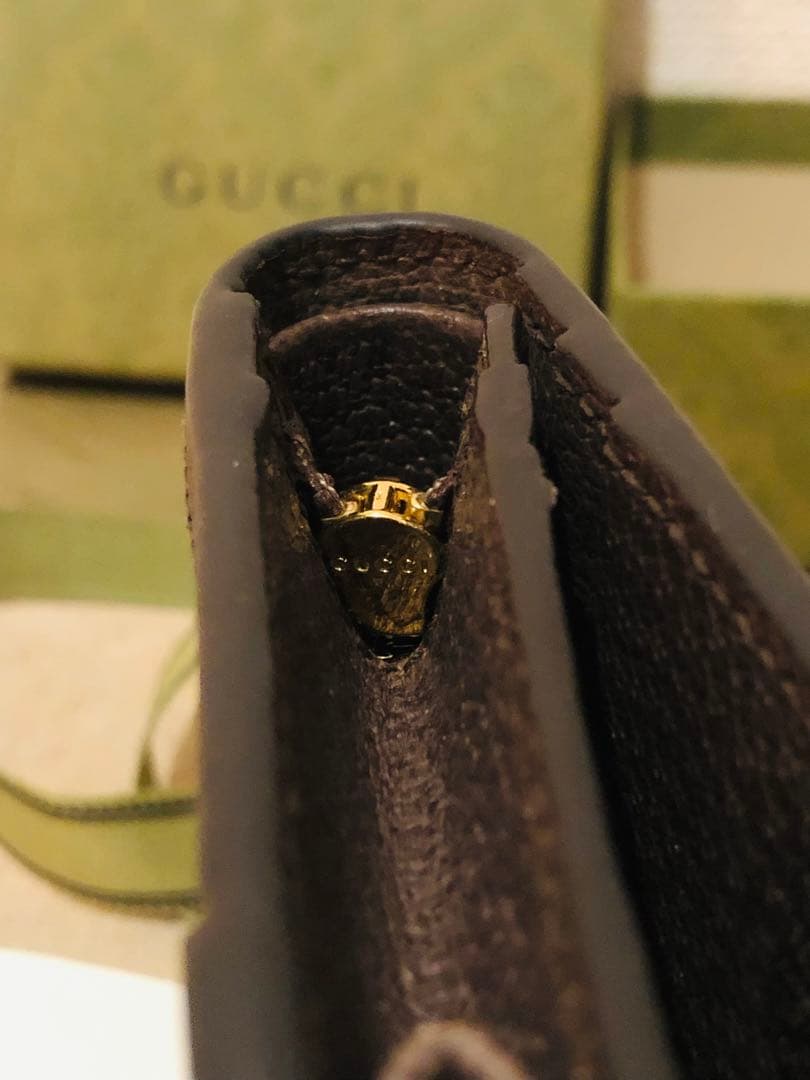 GUCCI 二つ折り財布　オフィディア　GG カードケース ウォレット　超美品