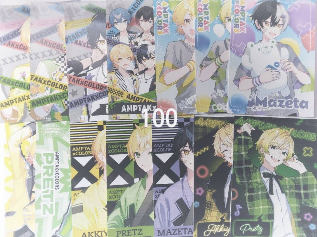 AMPTAK×COLORS 缶バッジ トレカ アクキー アクスタ まとめ売り