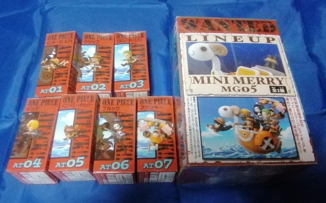 ぺ*)様 ワンピースワールドコレクタブルフィギュアーミニメリー号ATTACKーセ