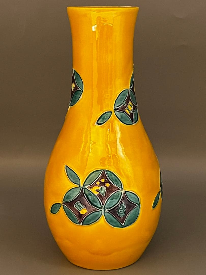 専用！ 新品 黄交趾七宝皆具 加藤利昇釜 皆具 交趾 共箱