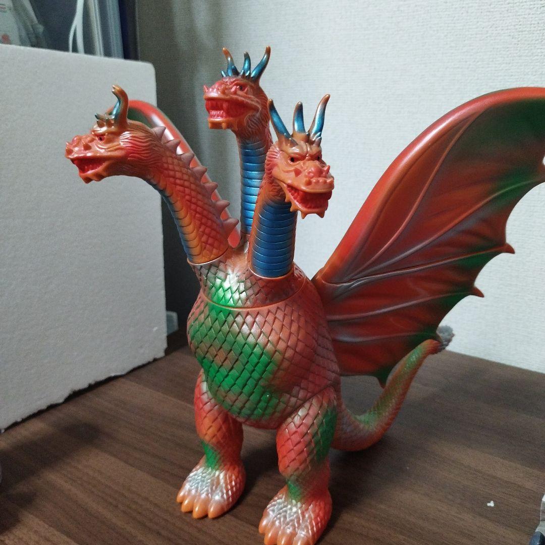 マルサン　キングギドラ　ソフビ　450サイズ　ジャイアント　always