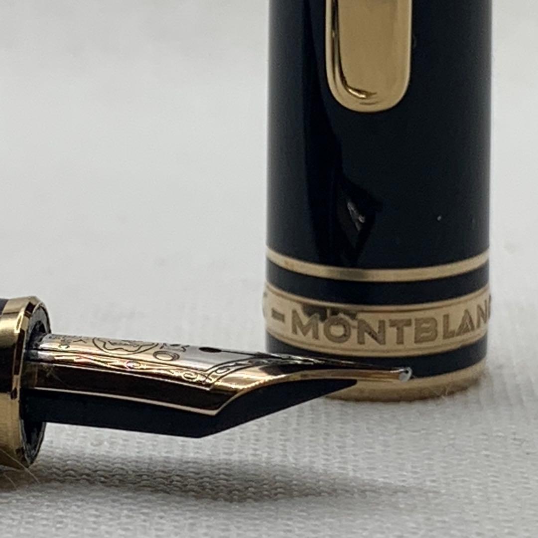 【箱保証書付】モンブラン　マイスターシュテュック144 中白 万年筆 字幅F
