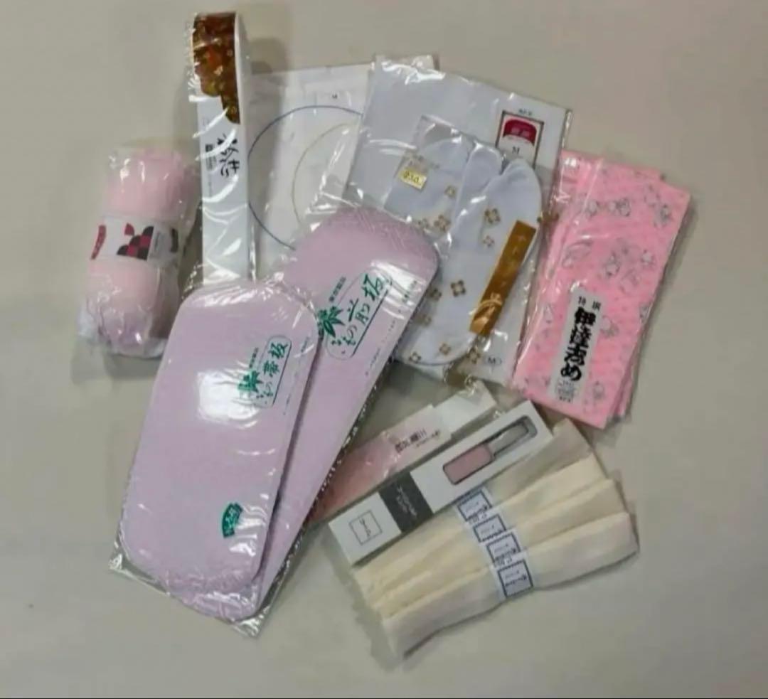 生成り　上品な牡丹と菊の振袖フルセット