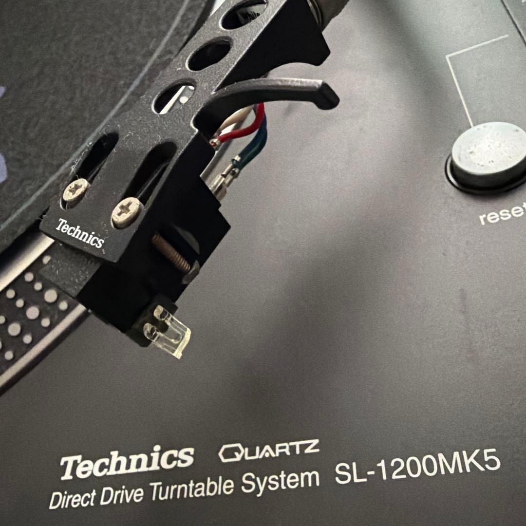 Technics SL-1200MK5テクニクス　ターンテーブル　 DJ機材　黒