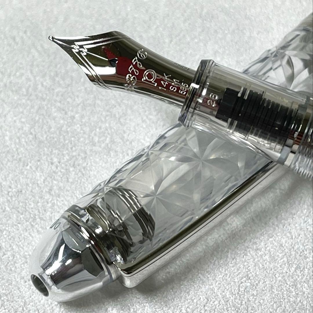 【限定品・未使用】PLATINUM Century 万年筆 六花 ニブ中軟