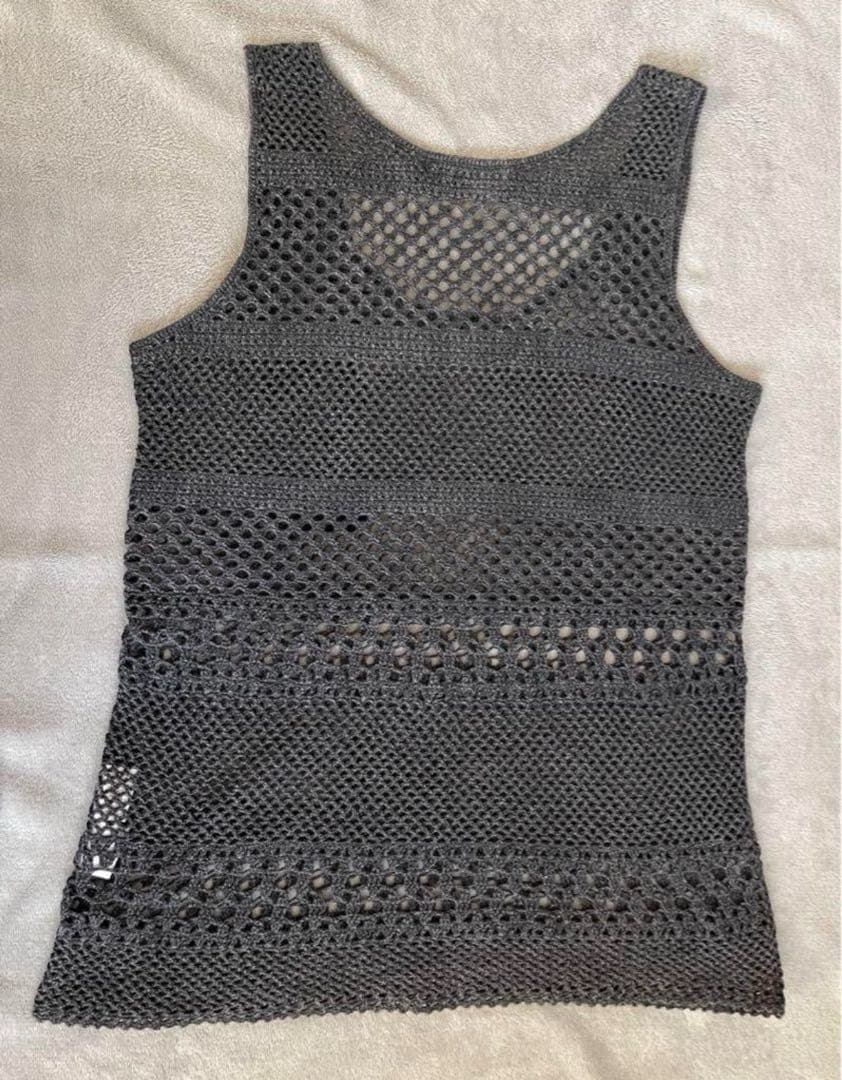 初期　ヒステリックグラマー　タンクトップ　メッシュ　硬めのニット　ヴィンテージ