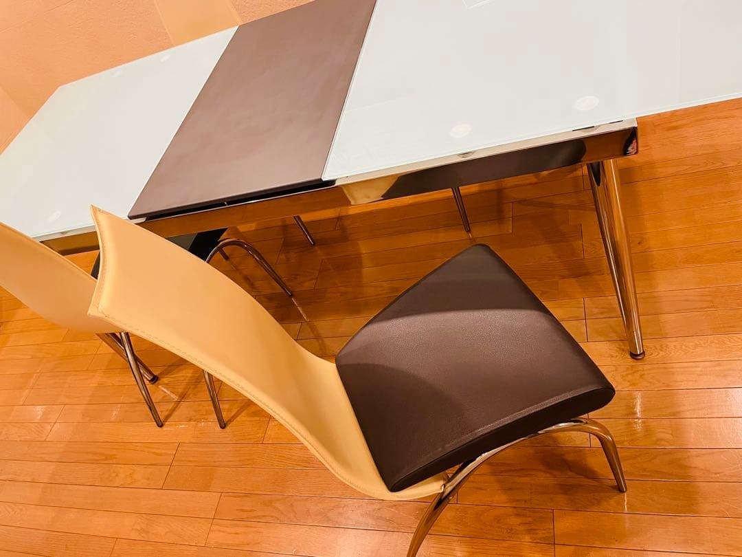 イタリアン家具 Effezetaエフェゼッタダイニングテーブル 引き取り限定品