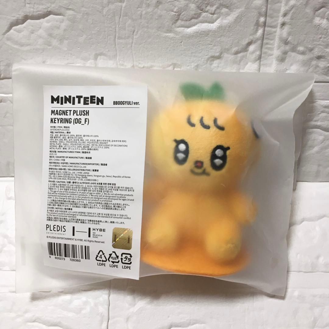 MINITEEN BBOOGYULI スングァン PLUSH KEYRING