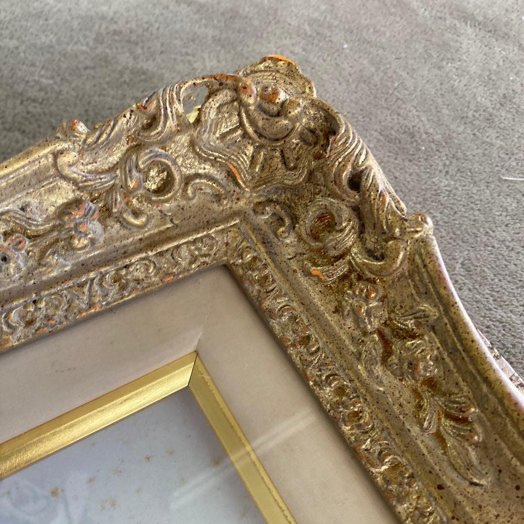 c*4様 P10号 油彩額縁 ゴールドフレーム 渋みのある金色 アートフレーム