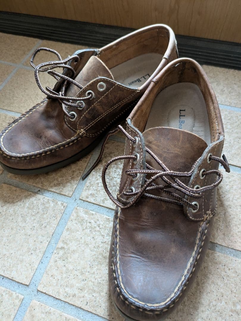 CL.L.Bean 7.5 D　ハンドソーン・モカシンブルーチャー・モック