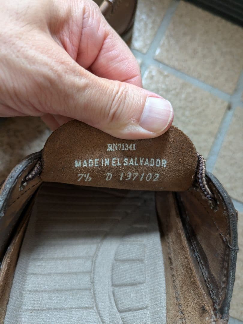 CL.L.Bean 7.5 D　ハンドソーン・モカシンブルーチャー・モック