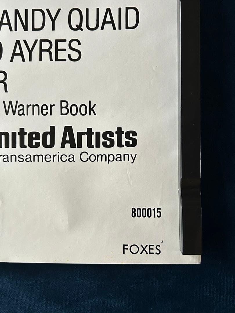 フォクシー・レディ　USオリジナル映画ポスター