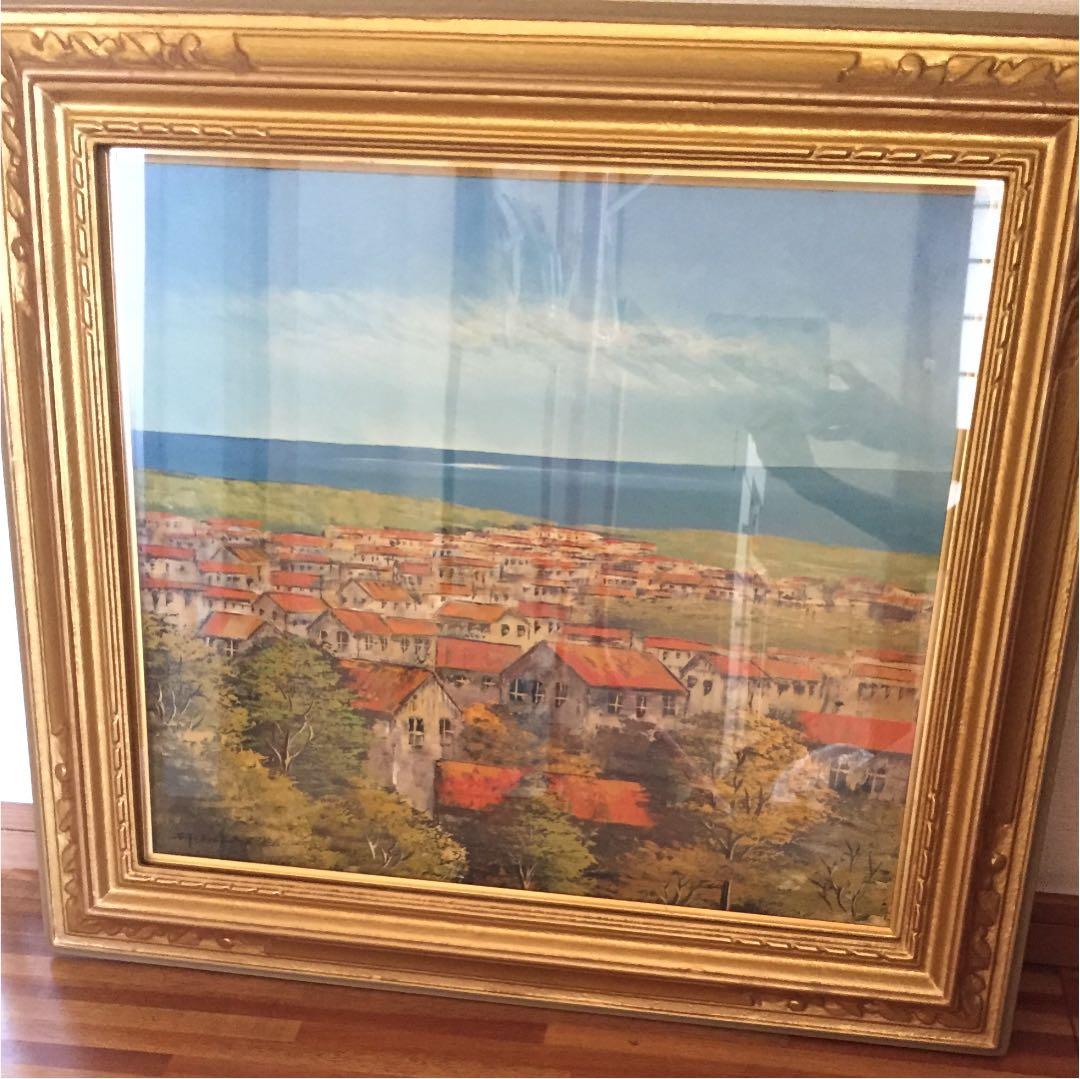 吉岡貞夫  南フランス風景画