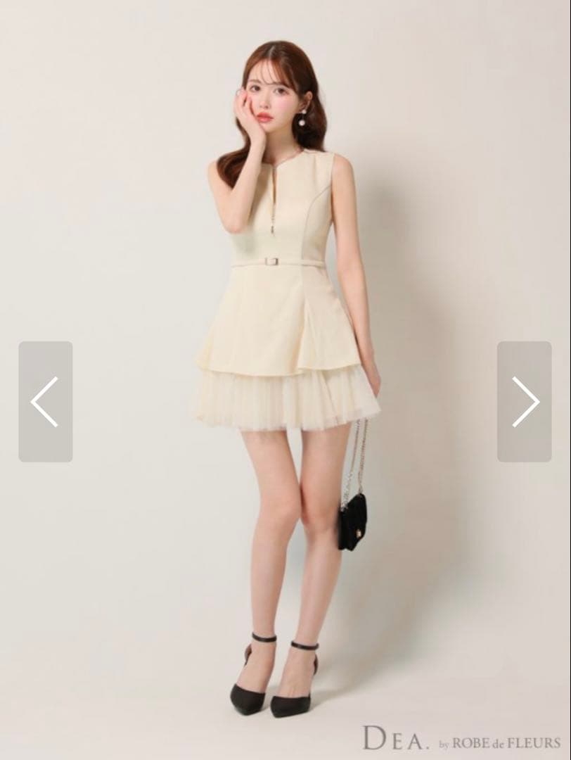 DEA. sugar キャバドレス アイボリー