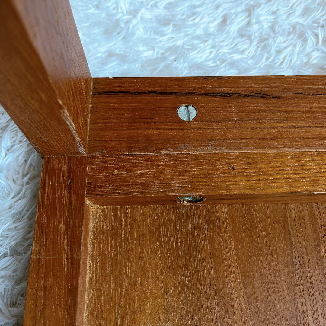 珍品】ネストテーブル 収納式机 ヴィンテージ チーク材 3台 木組み 組子